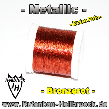Metallic Bindegarn - Fein - Farbe: Bronzerot - Allerbeste Qualität !!!